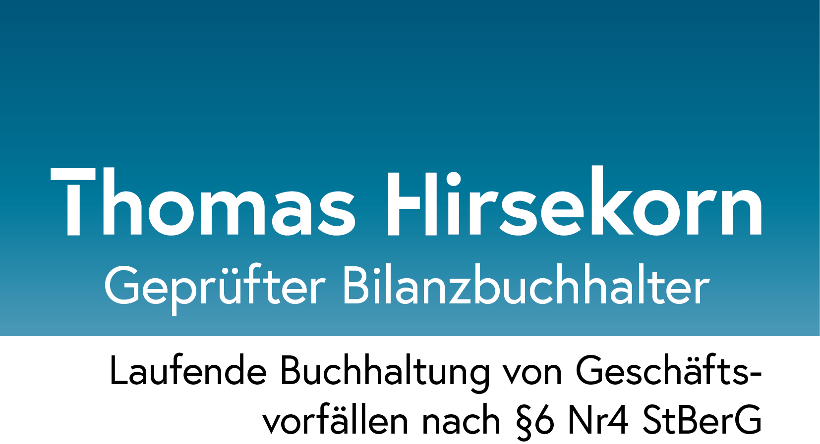 Logo von Thomas Hirsekorn